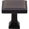 Designperfect 1-3/16 Overall Length Square Cabinet Knob, Brushed Oil Rubbed Bronze DPA-S54KORB - alternate 1