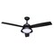 Good Housekeeping 52" Barnlight ceiling fan with R/C, Matte Black 20096-MB - alternate 1
