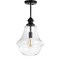 Jonathan Y Adam 12" Adjustable Metal/Glass LED Pendant, Oil Rubbed Bronze JYL9046B - alternate 5