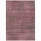 Homeroots 5' X 8' Merlot And Gray Striped Washable Indoor Outdoor Area Rug 588095 - alternate 4