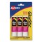 Avery Permanent Glue Stic, 0.26 oz, Applies White, Dries Clear, 3PK 00164 - alternate 1