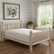 Homeroots Natural Unfinished Low Post Cedar Log Double Bed 370300 - alternate 4