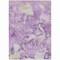 Homeroots 3' X 5' Lavender And Lilac Abstract Washable Indoor Outdoor Area Rug 609570 - alternate 4