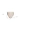 Homeroots White Four Piece Weave Stoneware Service For Four Bowl Set 483501 - alternate 4