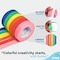 Enday Colored Masking Tape, 1" x 60 Yards, Assorted Colors, 6PK 8406-6 - alternate 3