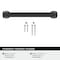 Amerock Hybridize 5-1/16 inch (128mm) Center-to-Center Matte Black Cabinet Pull, 10PK 10VMP37062MB - alternate 3