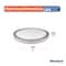 Bulbrite 9" Round 17-W 3000K LED Flush Mount Light, 1400 Lumens, Nickel Finish 773610 - alternate 3