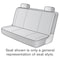 Dash Designs 2008-2014 FORD E-150 - 3RD ROW CUSTOM SEAT COVERS K315-35-9AMS - alternate 2