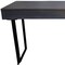 Homeroots 58" Gray And Black Mango Solid Wood Writing Desk With Three Drawers 489186 - alternate 3