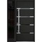 Vdomdoors Steel Door Deux 1105 Black Enamel Sidelight Exterior Window Sidelite Stainless Inserts Entry Door P DEUX1105EXD-BLK-W36+16xH80-RH-O - alternate 1