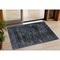 Homeroots 3' X 5' Charcoal And Gray Floral Washable Indoor Outdoor Area Rug 631017 - alternate 1