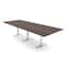 Skutchi Designs 10ft Rectangular Conference Table With Power | Harmony Series | 10 Person Meeting Room Table HAR-REC-48x120-T-H3041-NA - alternate 1
