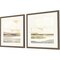 Homeroots Set Of Two Slate Horizon II Gray Framed Print Wall Art, 2PK 525655 - alternate 2