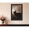 Homeroots Elk Sunrise Black Framed Print Wall Art 530017 - alternate 2