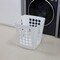 Basicwise Flexible Plastic Laundry Basket - Square Storage Hamper with Side Handles for Easy Carrying QI003857.L.WT - alternate 6