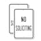 Signmission No Soliciting, 12'' X 18'' 2 Signs, Heavy Gauge Aluminum, 2PK A-1218-2PACK-2767 - alternate 1