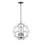 Jonathan Y Bee 13.5" 3-Light Modern Farmhouse Iron/Glass LED Pendant, Oil Rubbed Bronze/Clear JYL9925B - alternate 1