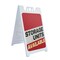 Signmission Storage Units Available, A-Frame & 2 Decals Installed, Heavy-Duty Plastic Frame SBHD-D-2436-30423 - alternate 1