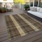Homeroots 8' X 10' Brown Taupe And Plum Plaid Washable Indoor Outdoor Area Rug 613960 - alternate 3