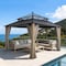 Sunjoy 12X12 Kingston PC Top Rectangular Gazebo Wood A10204385000 - alternate 1