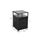 Homeroots 16" Black Wood Drawer Filing Cabinet 723071 - alternate 4