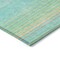 Homeroots 5' X 8' Aqua Green And Yellow Striped Washable Indoor Outdoor Area Rug 614792 - alternate 6