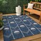 Jonathan Y Soren Modern Geometric Navy/Cream 8 ft. x 10 ft. Indoor/Outdoor Area Rug TSN304C-8 - alternate 3