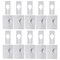 Nahanco Clothing Size Dividers for Clothing Racks, Rectangular - White/Blank Kit of 100, 100PK QSDWBLANK100 - alternate 2