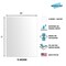 Nanolap PSA Lapping Film, 1 Pc 15 Micron (1,000 Grit), 8-0.5 in x 11 in Microfinishing Fine Sanding Paper 61588N - alternate 3