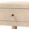 Baxton Studio Dansby Modern Beige Faux Shagreen 1-Drawer End Table 253-14072-ZORO - alternate 4