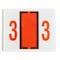 Smead Label, Bccrn, Endtab, "3", Dkoe Pk SMD67373 - alternate 2