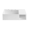 Kingston Brass 24" Solid Surface Console Sink, 8-Inch, 3-Hole, Matte White VPB3248SQA - alternate 3