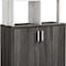 Homeroots 69" Cream Wood Five Tier Etagere Bookcase 630386 - alternate 3