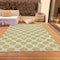 Homeroots 5' X 8' Sage And Ivory Polka Dot Washable Indoor Outdoor Area Rug 614864 - alternate 4