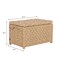 Happimess Jacob 31.5in Hand-Woven Wicker Storage Trunk, Yellow HPM9003F - alternate 4