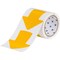 Brady Aisle Marking Tape Arrows - Adhesive Vinyl, Solid Color, Yellow, 4in, 100PK 121048 - alternate 1