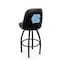 Holland Bar Stool Co Logo Grizzly North Carolina 25 in. Swivel Counter Stool with Black Wrinkle Finish L048 - alternate 1
