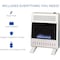 Procom Heating Liquid Propane Ventless Blue Flame Heater with Base Feet, 20,000 BTU, T-Stat Control ML200TBA-B - alternate 3