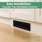 Sierra Grates 2 in. H X 10 in. W 2-Way 45 Degree Louvered, Steel, Black Toe Space Grille TSG210-BLK - alternate 5