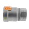 Viega MegaPressG adapter P 1.5 FPT 1.25 carbon steel zinc-nickel coating 25621 - alternate 2