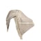 Homeroots 60" X 50" Cream Woven Cotton Herringbone Throw Blanket with Fringe 516550 - alternate 2