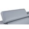 Homeroots 89" Light Blue Italian Leather Sofa With Silver Legs 534157 - alternate 2