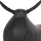 Homeroots 11" Black Aluminum Bull Tabletop Sculpture 608728 - alternate 2