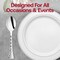 Smarty Had A Party Shiny Silver Glamour Cutlery Disposable Plastic Spoons (600 Spoons), 600PK 430S-SP-CASE - alternate 5