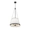 Z-Lite Madeline 5 Light Pendant, Matte Black/White, 18 In W x 36.75 In H 1954P18-MB - alternate 2