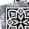 Homeroots 4" X 4" Black White and Gray Mosaic Peel and Stick Tiles 399870 - alternate 3