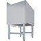 Amgood 18.5 in. x 24 in. x 30 in. Freestanding Stainless Steel Ice Bin, 7-circuit Cast Aluminum Cold Plate AMG FSIB-CP-182412-Z - alternate 3