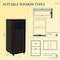 Edendirect 5300 BTU (DOE) Portable Air Conditioner Cools 345 sq. ft. without Heater, Dehumidifier in Black ZRT3971P431356 - alternate 2
