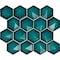 Daltile Artefino Jewel 3 in Pyramid Hexagon Mosaic 8.60 SQFT Per Carton, 10PK AR253PYRHEXMSGL - alternate 1