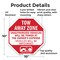 Signmission Tow Away Zone Unauthorized Vehicles, 10 Inch X 10 Inch, Aluminum Metal Signs OC-A-10-322 - alternate 3